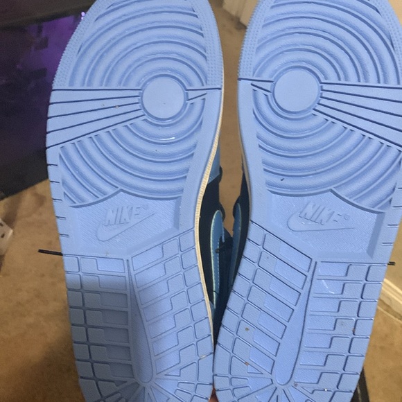 Air Jordan 1 Mid University Blue Size 11.5 - Picture 4 of 5